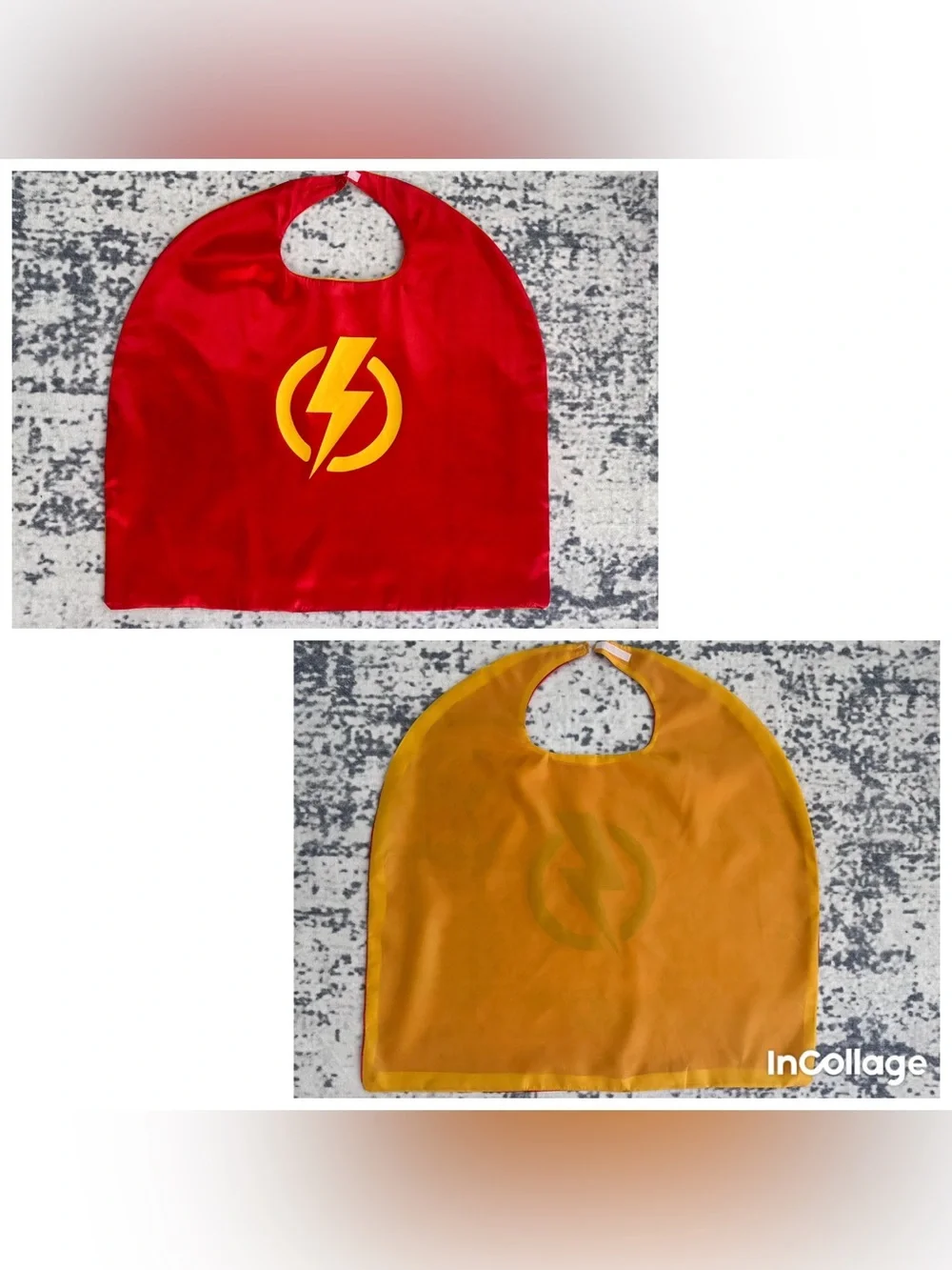Set of 3 Reversible Kids Superhero Capes – Spider, Bat & Lightning (1431)